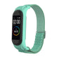 For Xiami Mi Band 6 / 5 / 4 / 3 Wavy Texture 8-shaped Buckle Replacement Strap Watchband