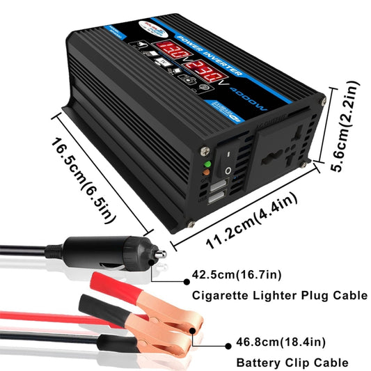 Tang II Generation 12V to 110V 300W Car Power Inverter, 12V to 110V