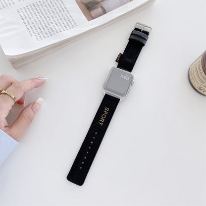 Nylon Replacement Strap Watchband, For Apple Watch Series 7  41mm / & 6 & SE & 5 & 4 40mm, For Apple Watch Series  7  45mm / & 6 & SE & 5 & 4 44mm