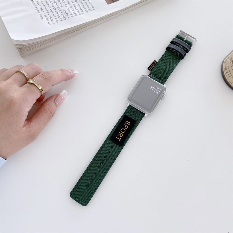 Nylon Replacement Strap Watchband, For Apple Watch Series 7  41mm / & 6 & SE & 5 & 4 40mm, For Apple Watch Series  7  45mm / & 6 & SE & 5 & 4 44mm