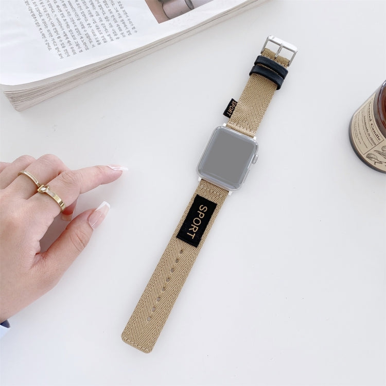 Nylon Replacement Strap Watchband, For Apple Watch Series 7  41mm / & 6 & SE & 5 & 4 40mm, For Apple Watch Series  7  45mm / & 6 & SE & 5 & 4 44mm