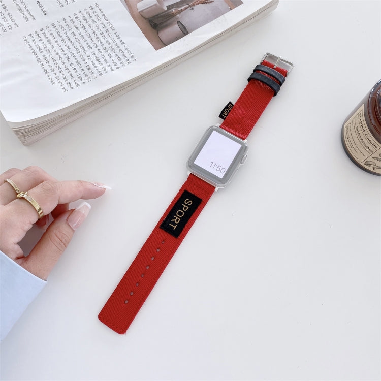 Nylon Replacement Strap Watchband, For Apple Watch Series 7  41mm / & 6 & SE & 5 & 4 40mm, For Apple Watch Series  7  45mm / & 6 & SE & 5 & 4 44mm