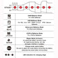Battery charger mode chart showing 7 stages and AGM, car, motorcycle modes
