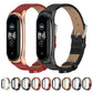 For Xiaomi Mi Band 6 / 5 Mijobs Metal Case Crazy Horse Texture PU Microfiber Plus Watch Band