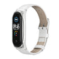 For Xiaomi Mi Band 6 / 5 Mijobs First Layer Cowhide Plus Replacement Watchband