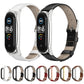 For Xiaomi Mi Band 6 / 5 Mijobs First Layer Cowhide Plus Replacement Watchband