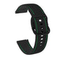For Samsung Galaxy Watch Active 2 Two-color Stitching Silicone Replacement Strap Watchband, 20mm