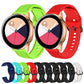 For Samsung Galaxy Watch Active 2 Two-color Stitching Silicone Replacement Strap Watchband, 20mm