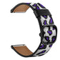 Universal Printed Leather Replacement Strap Watchband, 22mm For Xiaomi Haylou RT RS3 LS04 / LS05S, 22mm For Samsung Galaxy Watch 46mm