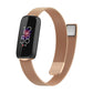 For Fitbit Luxe Special Edition Milanese Metal Magnetic Replacement Strap Watchband