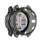Half-coverage TPU smartwatch protective case, transparent dark (black) finish