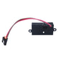 Car HVAC blower resistor/control module with mounting holes and wiring harness