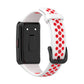 For Huawei Band 6 / Honor Band 6 Universal Two-color Breathable Silicone Replacement Strap Watchband