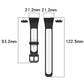 For Huawei Band 6 / Honor Band 6 Universal Two-color Breathable Silicone Replacement Strap Watchband