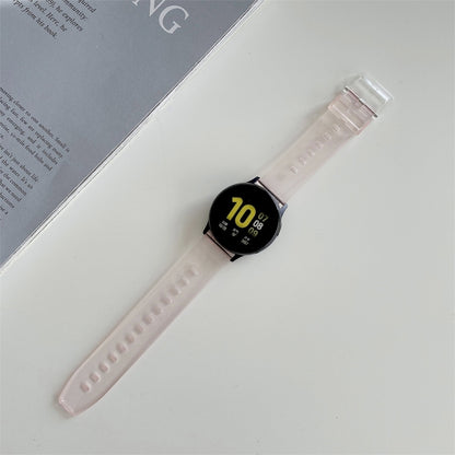 For Samsung Galaxy Watch Active 2/Garmin Venu 20mm Universal Discoloration in Sun Silicone Replacement Strap Watchband, For Samsung Galaxy Watch Active 2