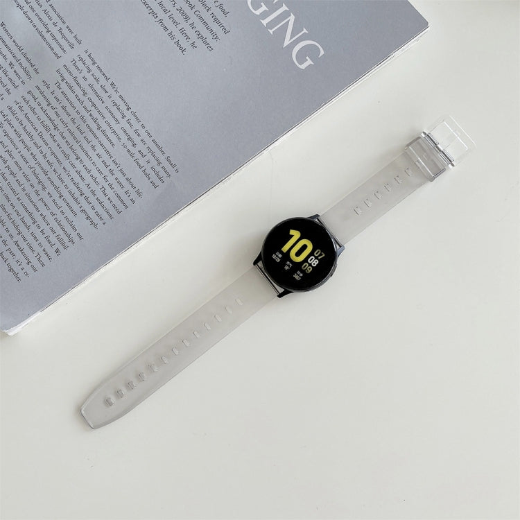 For Samsung Galaxy Watch Active 2/Garmin Venu 20mm Universal Discoloration in Sun Silicone Replacement Strap Watchband, For Samsung Galaxy Watch Active 2