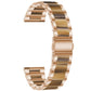 Three-beads Steel + Resin Replacement Strap Watchband, For Samsung Smart Watch 20mm, For Samsung Smart Watch 22mm