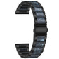 Three-beads Steel + Resin Replacement Strap Watchband, For Samsung Smart Watch 20mm, For Samsung Smart Watch 22mm