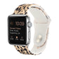 Silicone Painted Pattern Replacement Watchband For Apple Watch Series, 7 41mm / 6 & SE & 5 & 4 40mm / 3 & 2 & 1 38mm, 7 45mm / 6 & SE & 5 & 4 44mm / 3 & 2 & 1 42mm