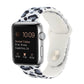 Silicone Painted Pattern Replacement Watchband For Apple Watch Series, 7 41mm / 6 & SE & 5 & 4 40mm / 3 & 2 & 1 38mm, 7 45mm / 6 & SE & 5 & 4 44mm / 3 & 2 & 1 42mm