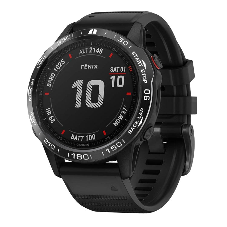 Smart Watch Steel Bezel Ring, A Version, For Garmin Fenix 6X/6X Pro/6X Sapphire