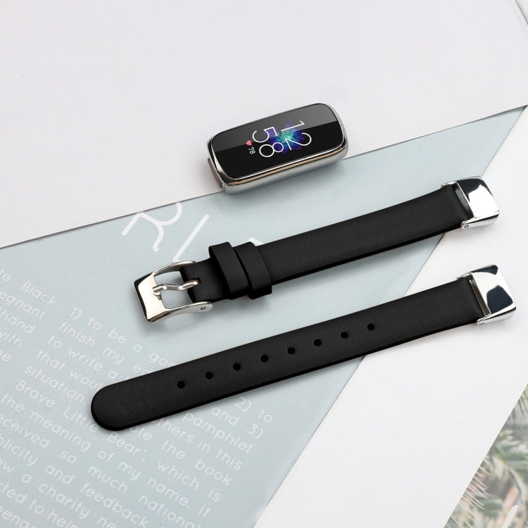 For Fitbit Luxe Leather Replacement Strap Watchband, S, L