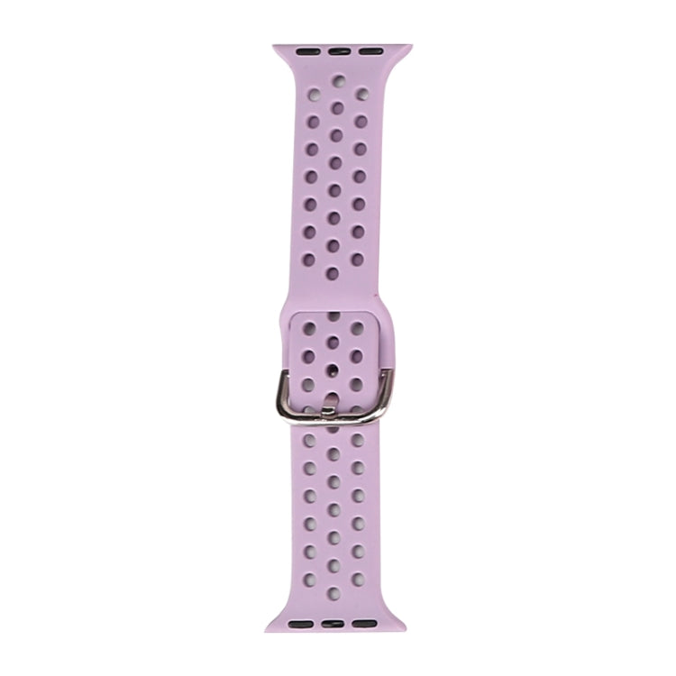 Silicone Replacement Watchband For Apple Watch Series, 7 45mm / 6 & SE & 5 & 4 44mm / 3 & 2 & 1 42mm, 7 41mm / 6 & SE & 5 & 4 40mm / 3 & 2 & 1 38mm