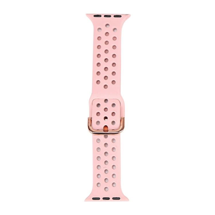 Silicone Replacement Watchband For Apple Watch Series, 7 45mm / 6 & SE & 5 & 4 44mm / 3 & 2 & 1 42mm, 7 41mm / 6 & SE & 5 & 4 40mm / 3 & 2 & 1 38mm