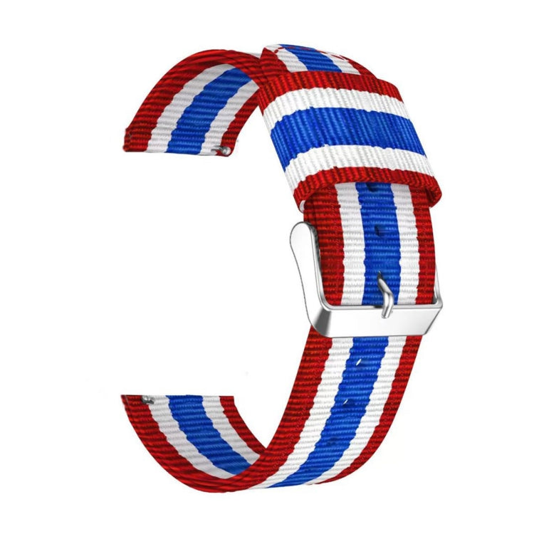 For Samsung Galaxy Watch4 40/44mm & Watch4 Classic 42/46mm Split Nylon Replacement Strap Watchband
