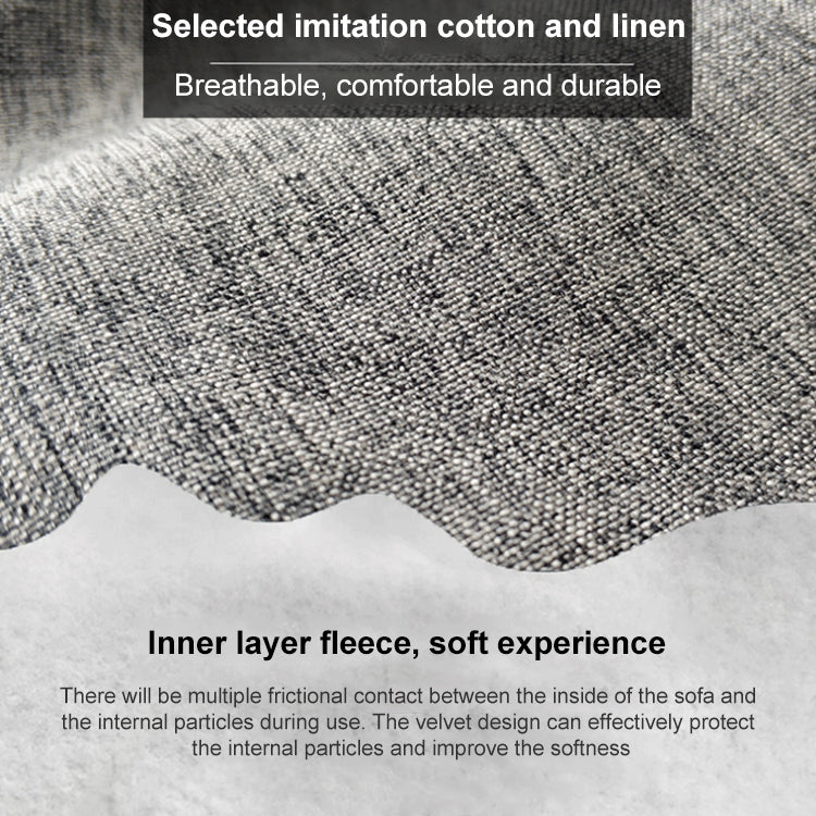 Gray woven fabric texture for a bean bag chair fabric cover