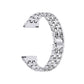 For Samsung Smart Watch Double Rows Diamond Steel Replacement Strap Watchband, 22mm