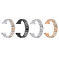 For Samsung Smart Watch Double Rows Diamond Steel Replacement Strap Watchband, 22mm