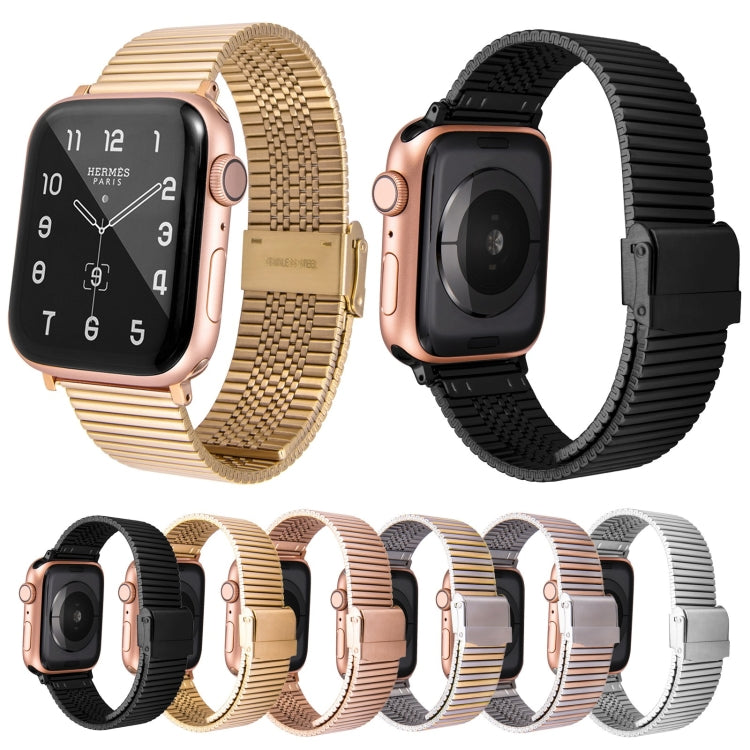 Apple Watch steel replacement watchband set, multiple metal mesh strap colors