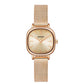 SANDA P1098 Simple Bar Scale Oval Dial Quartz Watch for Women