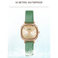 SANDA P1098 Simple Bar Scale Oval Dial Quartz Watch for Women