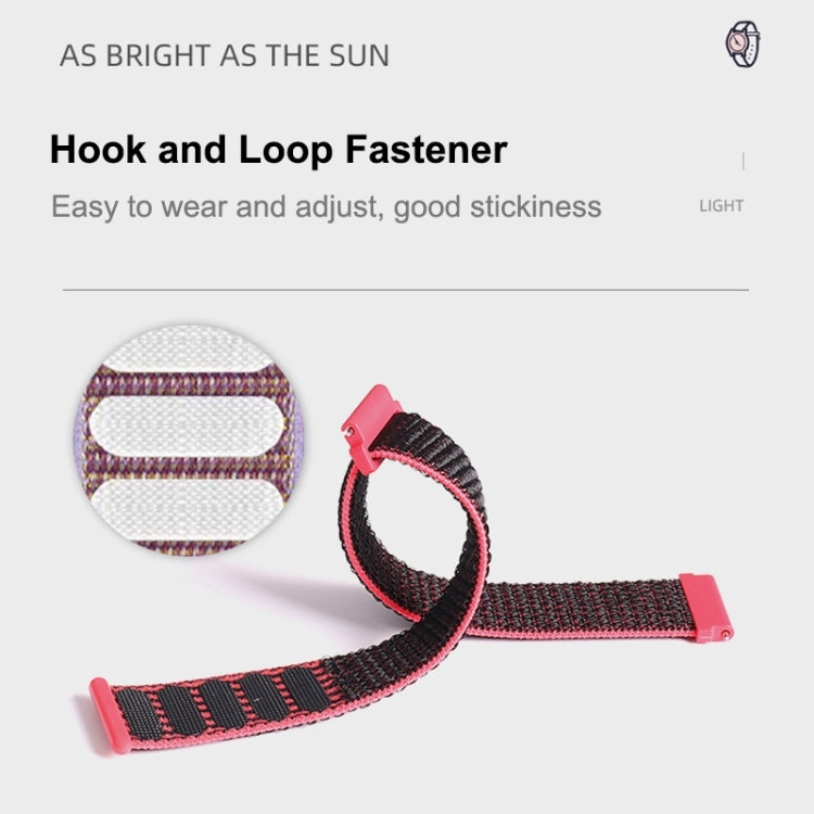 Nylon Loop Replacement Strap Watchband, For Samsung Galaxy Watch3 41mm, For Samsung Galaxy Watch3 45mm