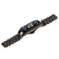 Seven-beads Stainless Steel Replacement Strap Watchband, For Xiaomi Mi Band 6 / 5, For Xiaomi Mi Band 4 / 3