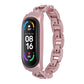 8-shaped Diamond Alloy Replacement Strap Watchband, For Xiaomi Mi Band 6 / 5, For Xiaomi Mi Band 4 / 3