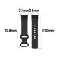 For Fitbit Charge 5 Silicone Replacement Strap Watchband, S, L