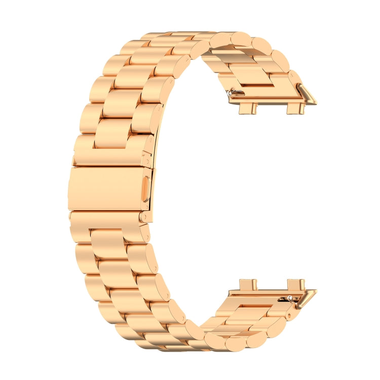 Stainless Steel Three-beads Replacement Strap Watchband, For OPPO Watch 2 42mm, For OPPO Watch 2 46mm