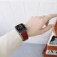 Classic Buckle Leather Replacement Strap Watchband For Apple Watch Series, 7 41mm / 6&SE&5&4 40mm / 3&2&1 38mm, 7 45mm / 6&SE&5&4 44mm / 3&2&1 42mm