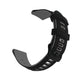 Universal Double Color Silicone Replacement Strap Watchband, 20mm, 22mm