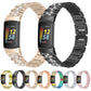 Diamond Stainless Steel Replacement Strap Watchband, For Fitbit Charge 5