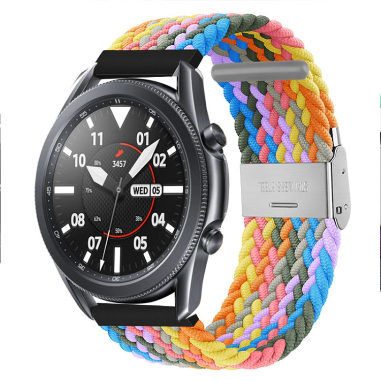 22mm Universal Nylon Braided Metal Buckle Strap, 22mm