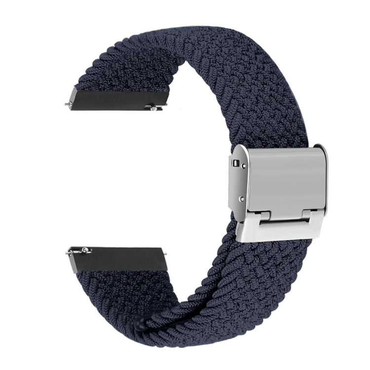 22mm Universal Nylon Braided Metal Buckle Strap, 22mm