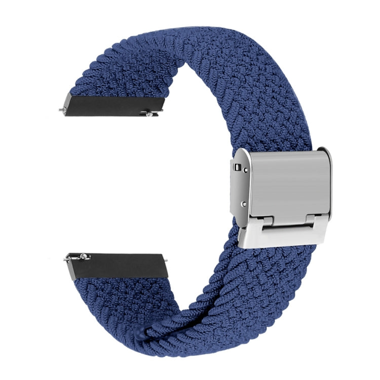 22mm Universal Nylon Braided Metal Buckle Strap, 22mm