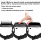 IMAK watch screen protector film, installation alignment arrows on watch