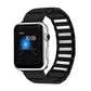 Magnetic steel watch band for Apple Watch, black links with magnetic clasp
