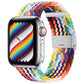 Nylon Braid One Buckle Replacement Watchband For Apple Watch Series, 7 45mm / 6&SE&5&4 44mm / 3&2&1 42mm