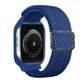 TPU Frame Buckle Braid Integrated Replacement Watchband For Apple Watch Series, 6 & SE & 5 & 4 40mm / 3 & 2 & 1 38mm, 6 & SE & 5 & 4 44mm / 3 & 2 & 1 42mm